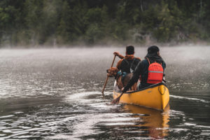 tandem whitewater canoe