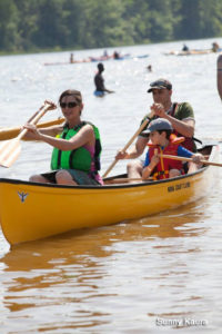muskoka 15 foot yellow canoe