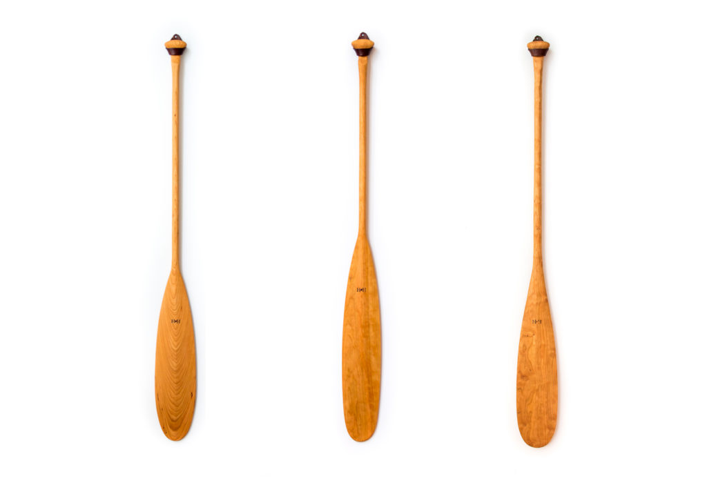 Hunter and Harris solid cherry paddles