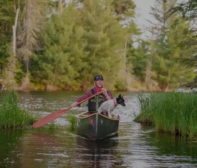 Solo canoe